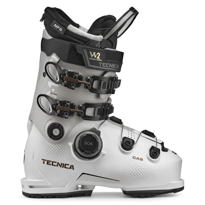 2025/26 Tecnica Mach BOA HV 95W Ladie's BOA Ski Boots in White