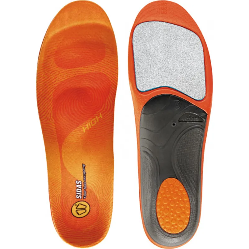 2024/25 Sidas 3Feet High Arch Winter Insoles in Orange 