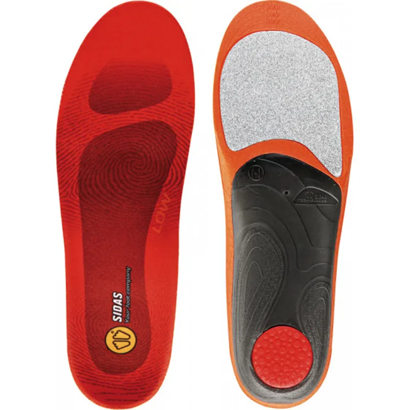 2024/25 Sidas 3Feet Low Arch Winter Insoles in Orange